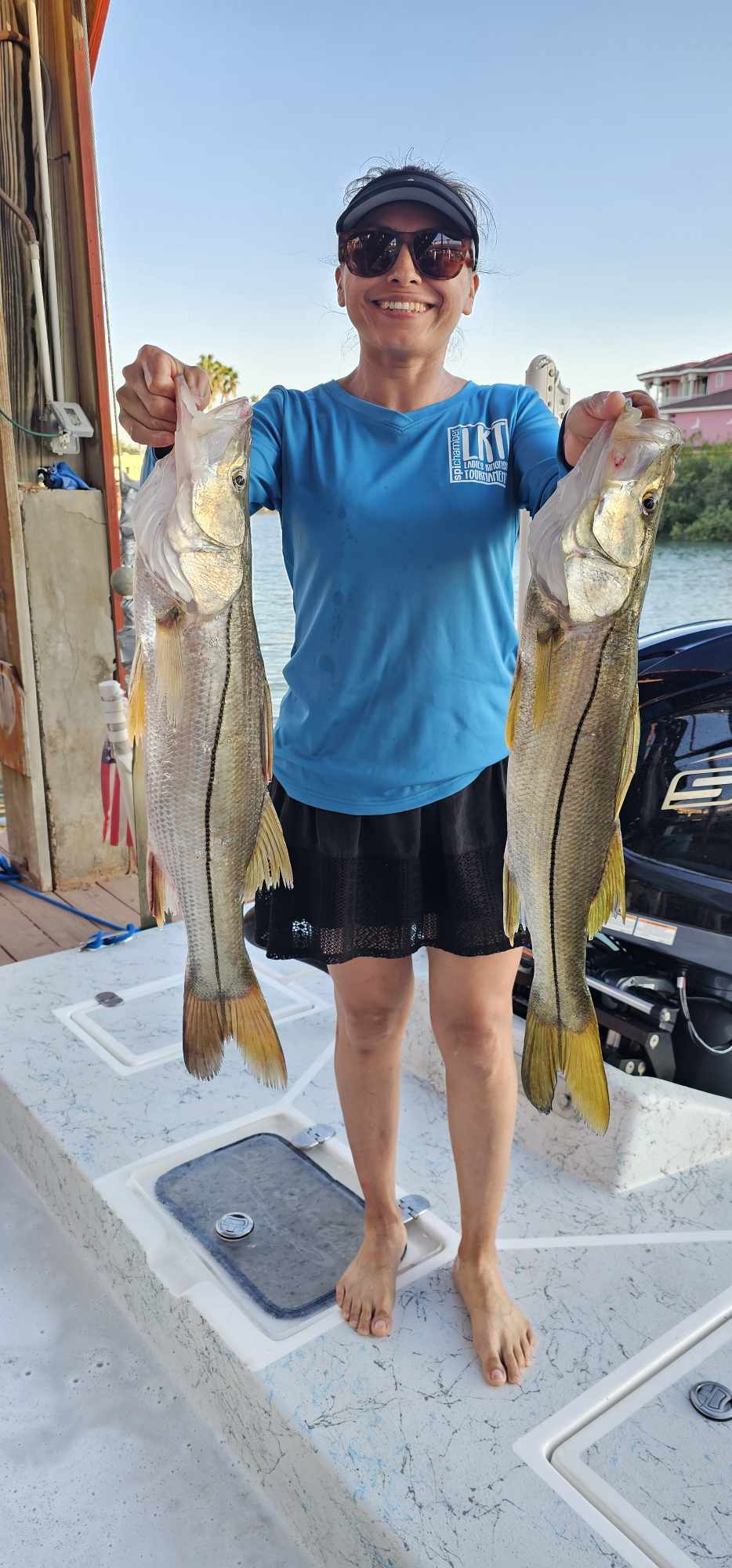 Fishing in Port Isabel, Texas