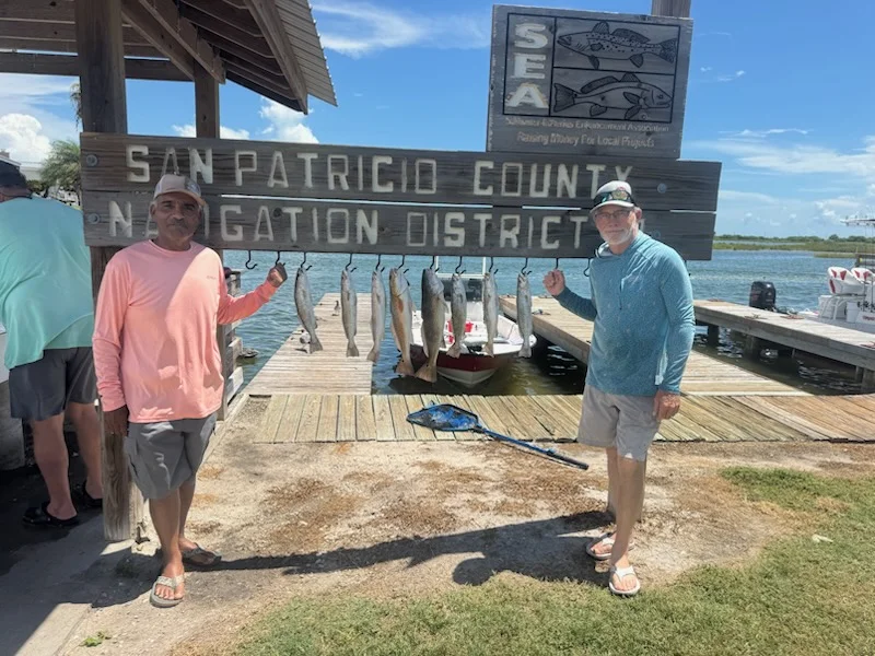 Fishing in Aransas Pass, Texas