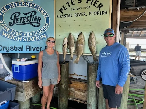 Gag Grouper Fishing in Crystal River, Florida