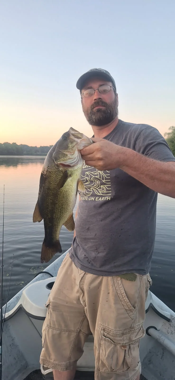 Fishing in Alma, Michigan