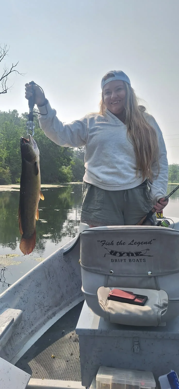 Fishing in Alma, Michigan
