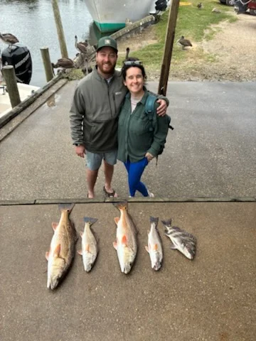 Fishing in Bon Secour, Alabama