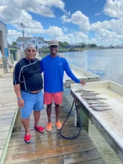 Speckled Trout / Spotted Seatrout fishing in Freeport, Texas