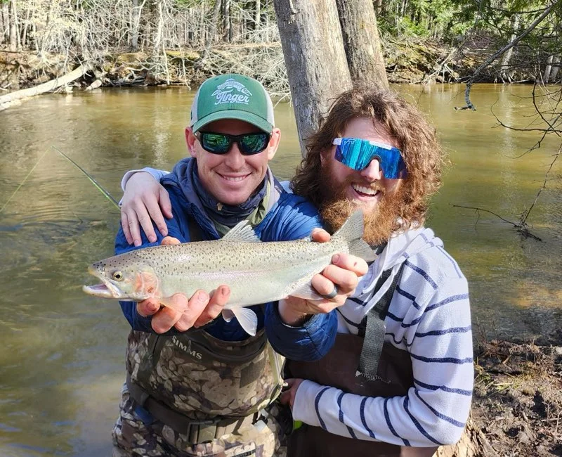 Fishing in Thompsonville, Michigan