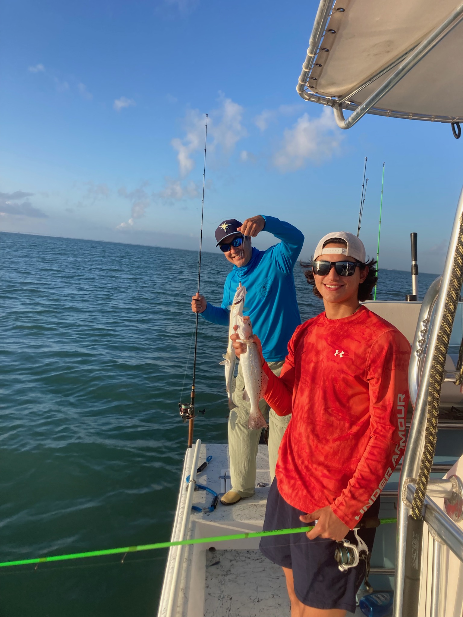 Speckled Trout / Spotted Seatrout fishing in South Padre Island, Texas