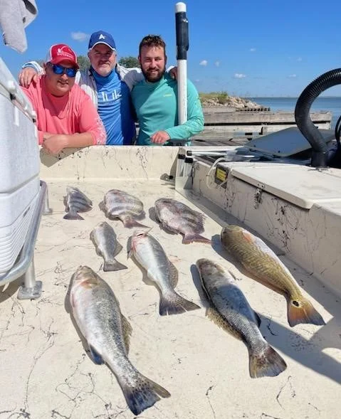 Black Drum, Speckled Trout / Spotted Seatrout Fishing in Galveston, Texas