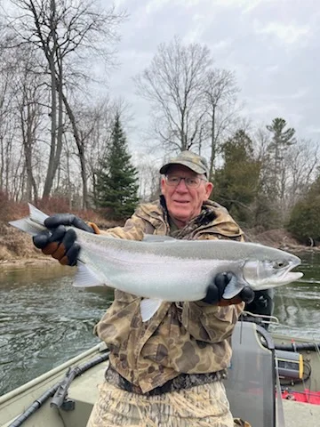 Fishing in Stanwood, Michigan