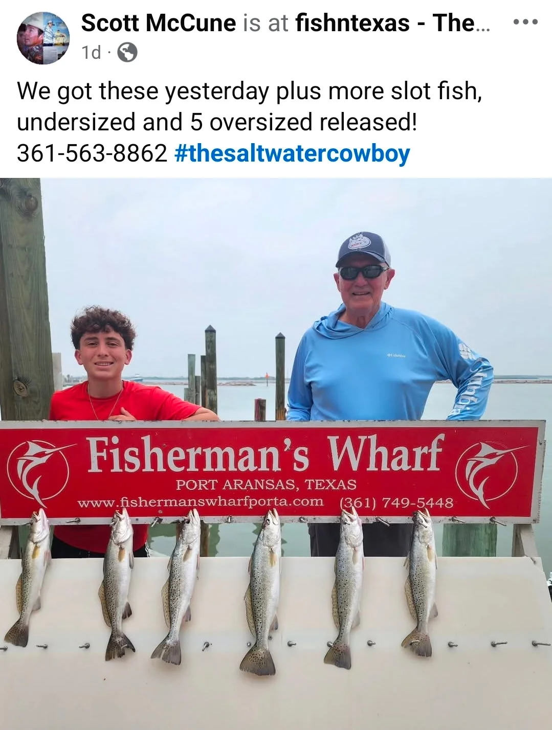 Fishing in Port Aransas, Texas
