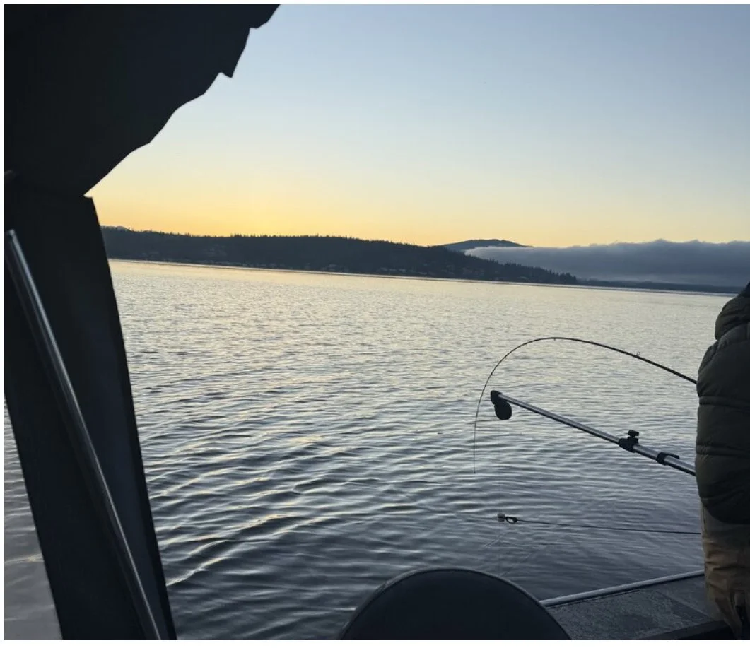 Fishing in Lake Stevens, Washington
