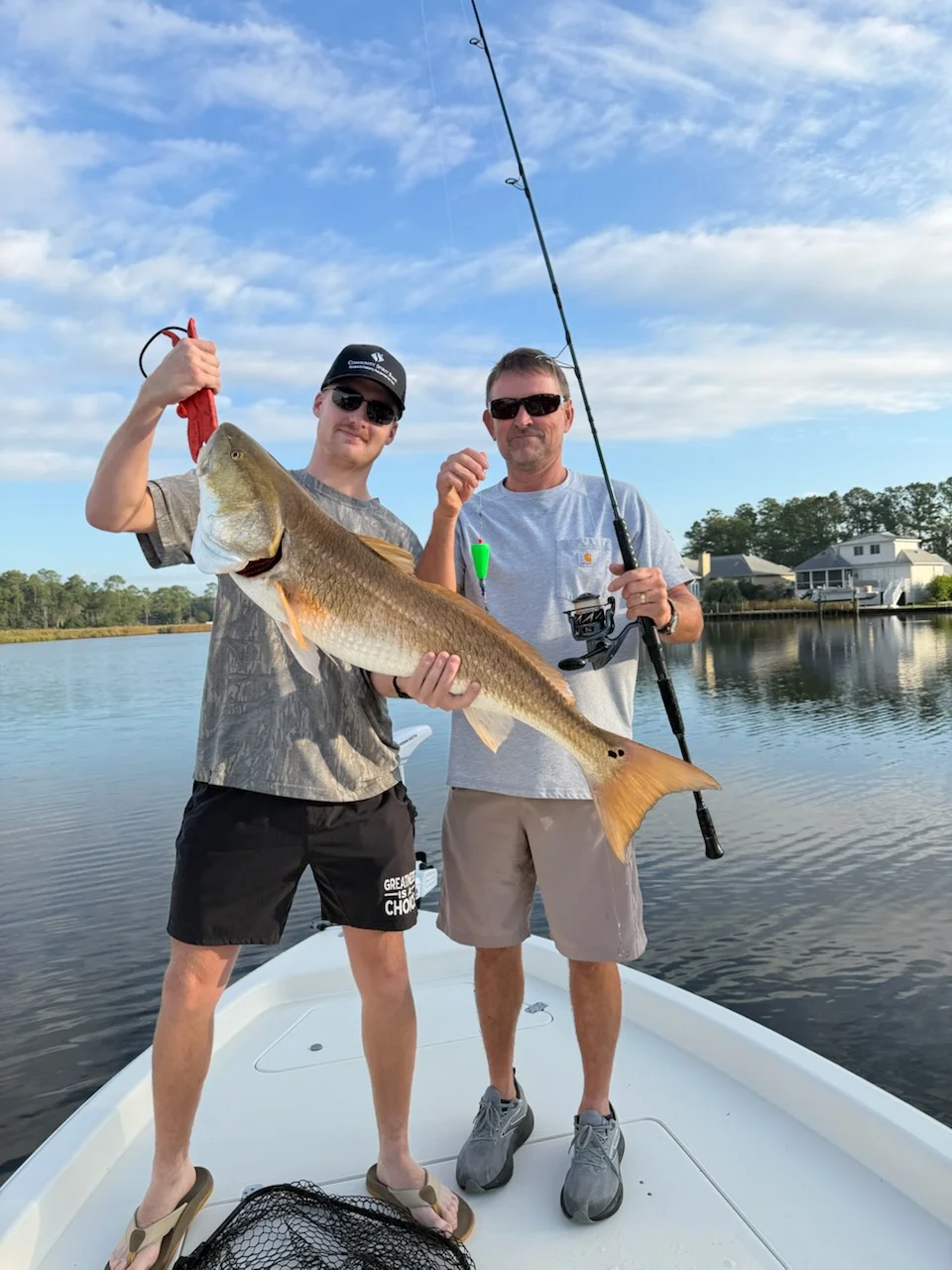 Fishing in Bon Secour, Alabama