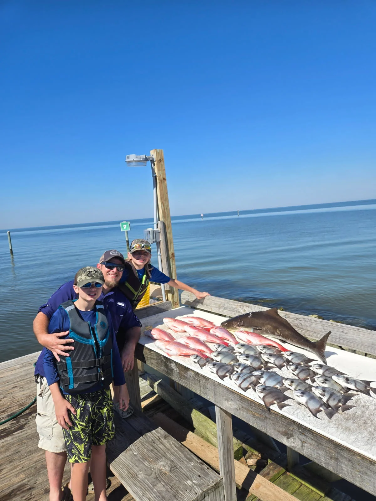 Fishing in Fort Morgan, Alabama