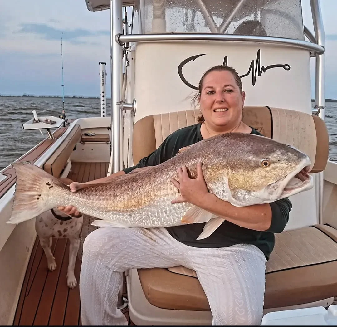 Fishing in Wanchese, North Carolina
