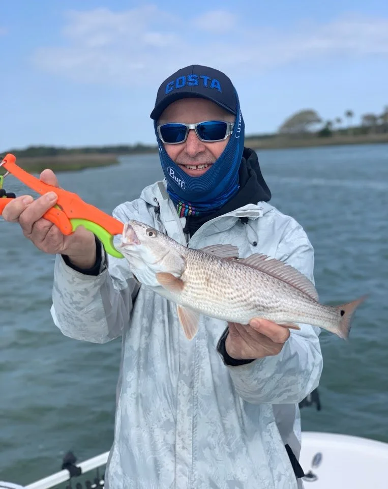 Redfish fishing in Johns Island, South Carolina