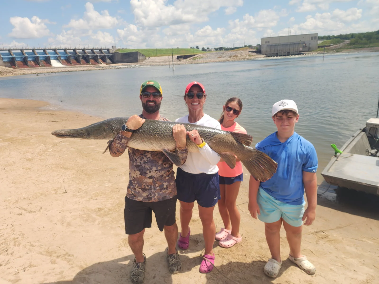 Fishing in Coldspring, Texas