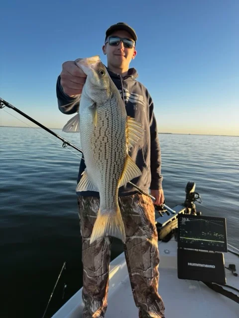Fishing in Little Elm, Texas