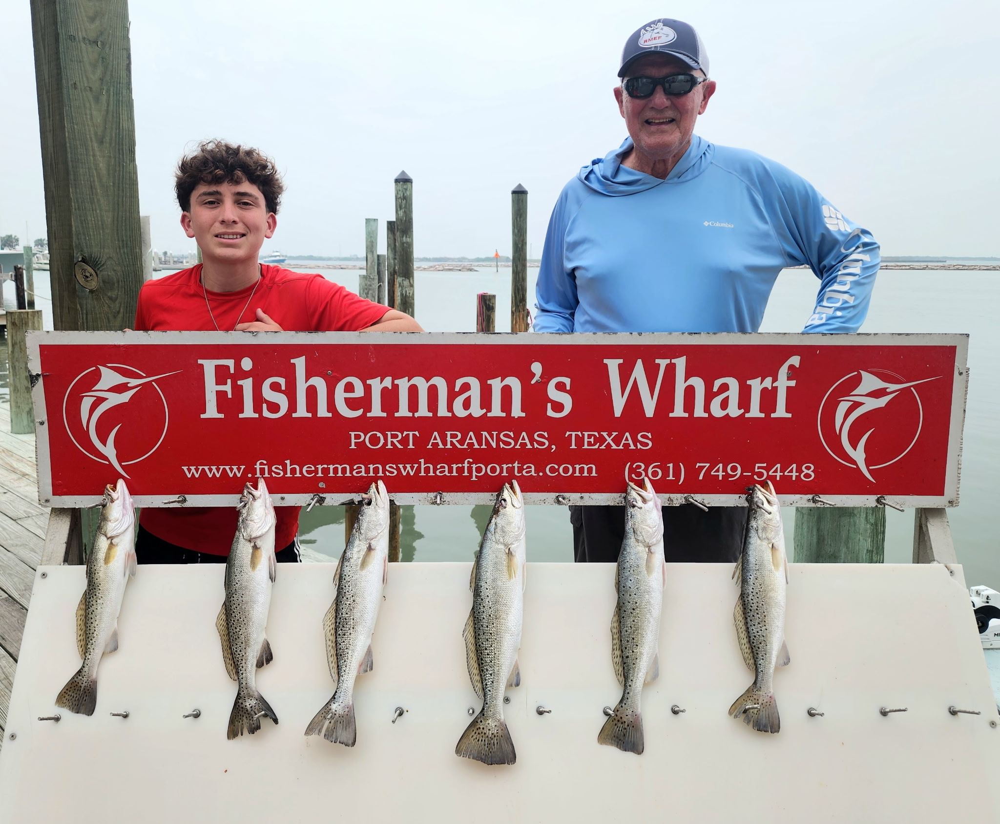 Fishing in Port Aransas, Texas