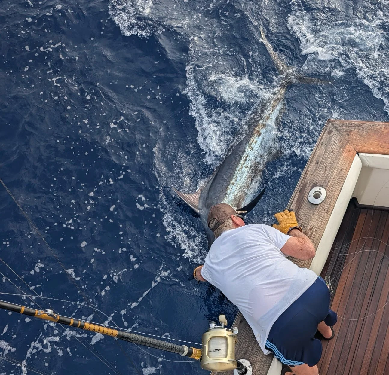Fishing in Kaiminani, Hawaii