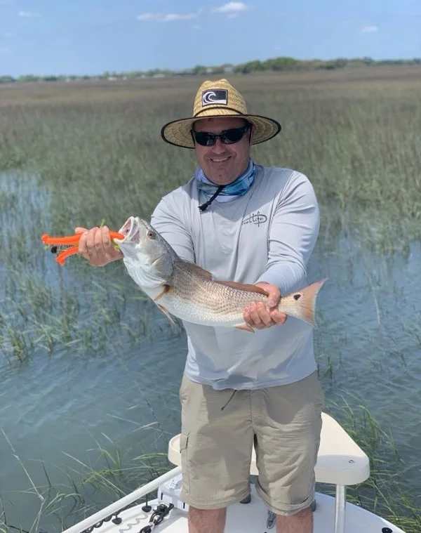 Redfish fishing in Johns Island, South Carolina