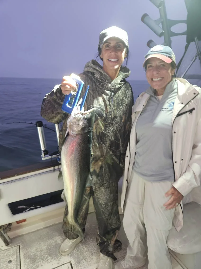 Fishing in Port Washington, Wisconsin