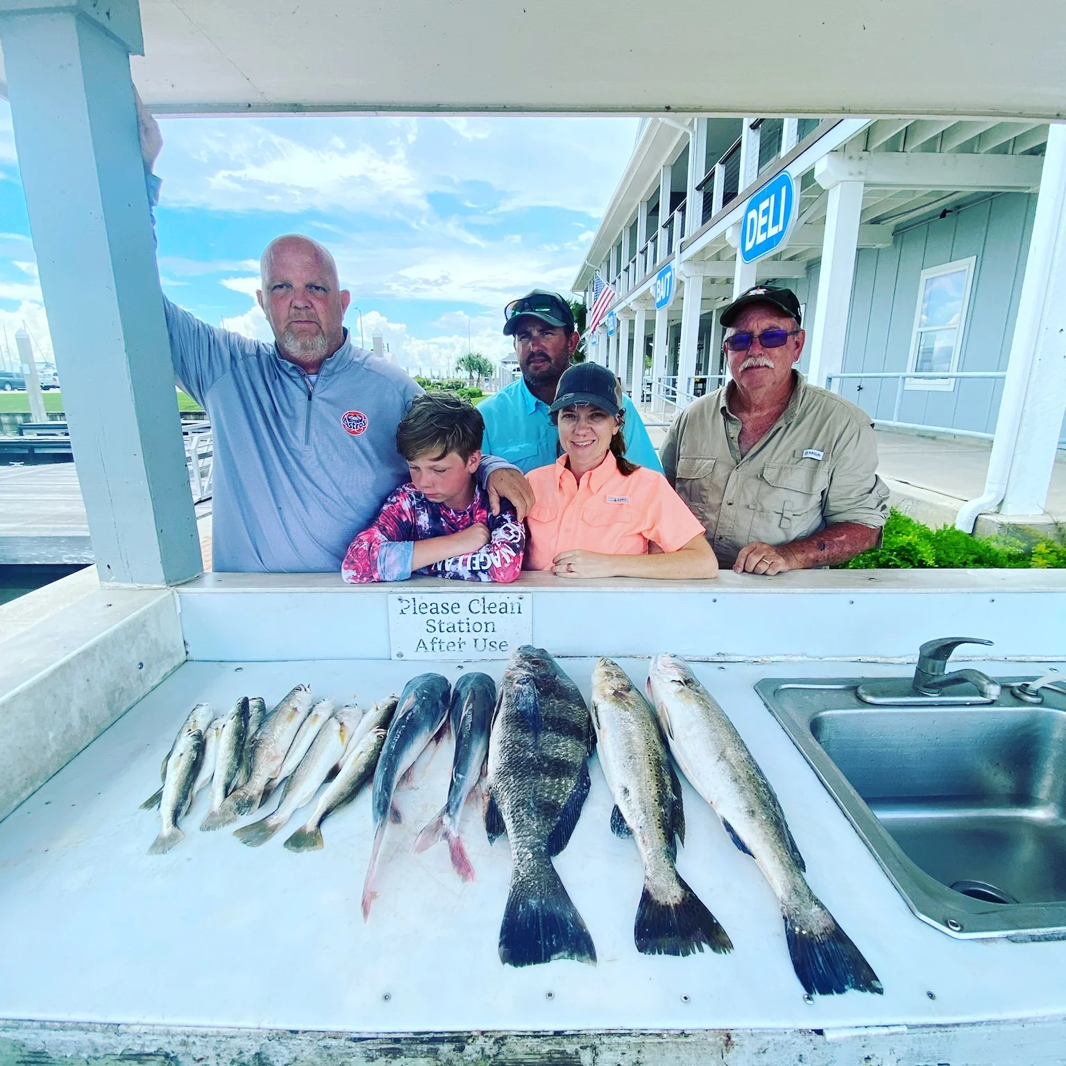 Redfish fishing in Galveston, Texas