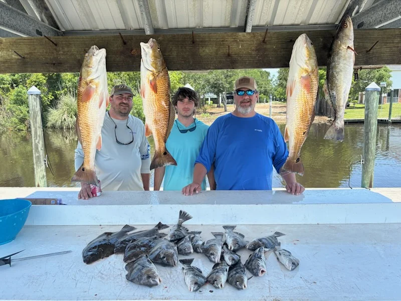 Fishing in Bay St. Louis, Mississippi