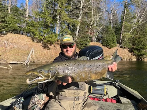 Fishing in Stanwood, Michigan