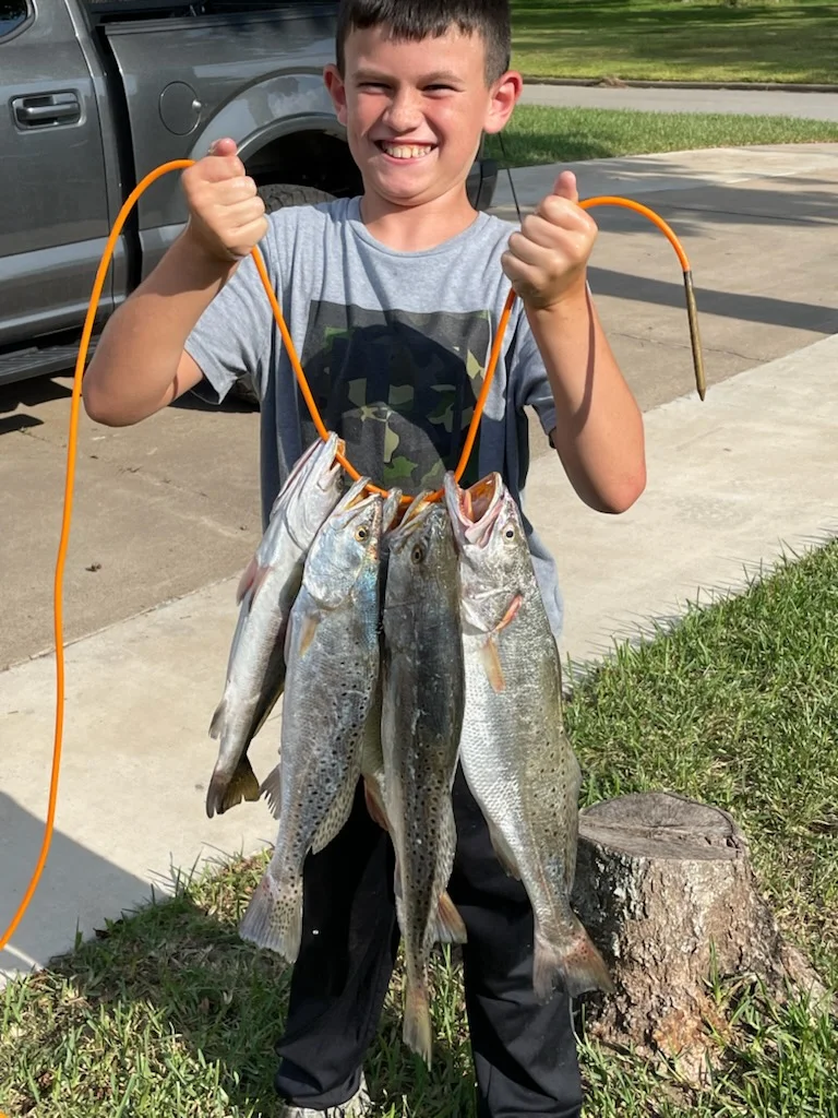 Redfish fishing in Freeport, Texas