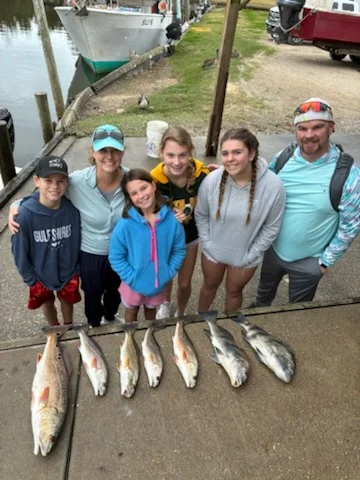 Fishing in Bon Secour, Alabama