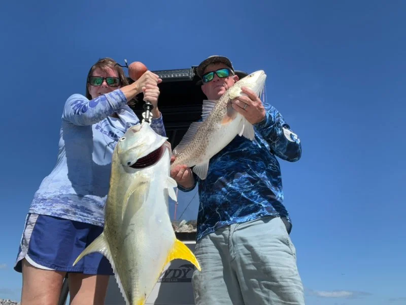 Fishing in Port O'Connor, Texas