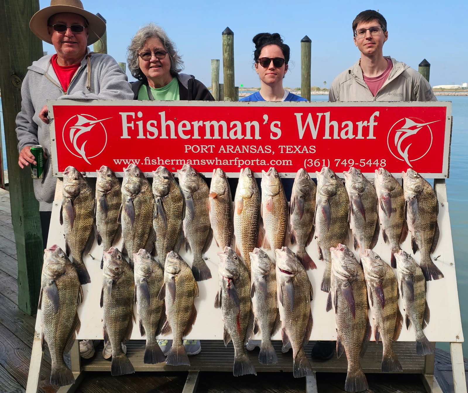 Fishing in Port Aransas, Texas