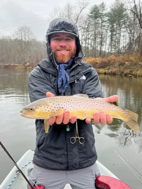 Brown Trout Fishing in Leicester, North Carolina