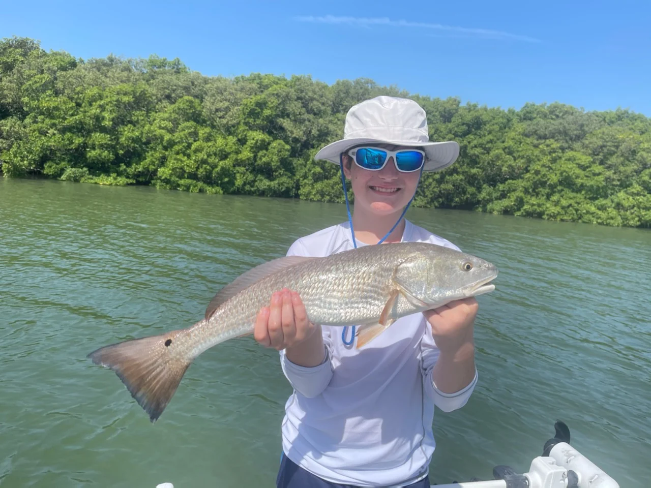 Redfish fishing in Clearwater, Florida