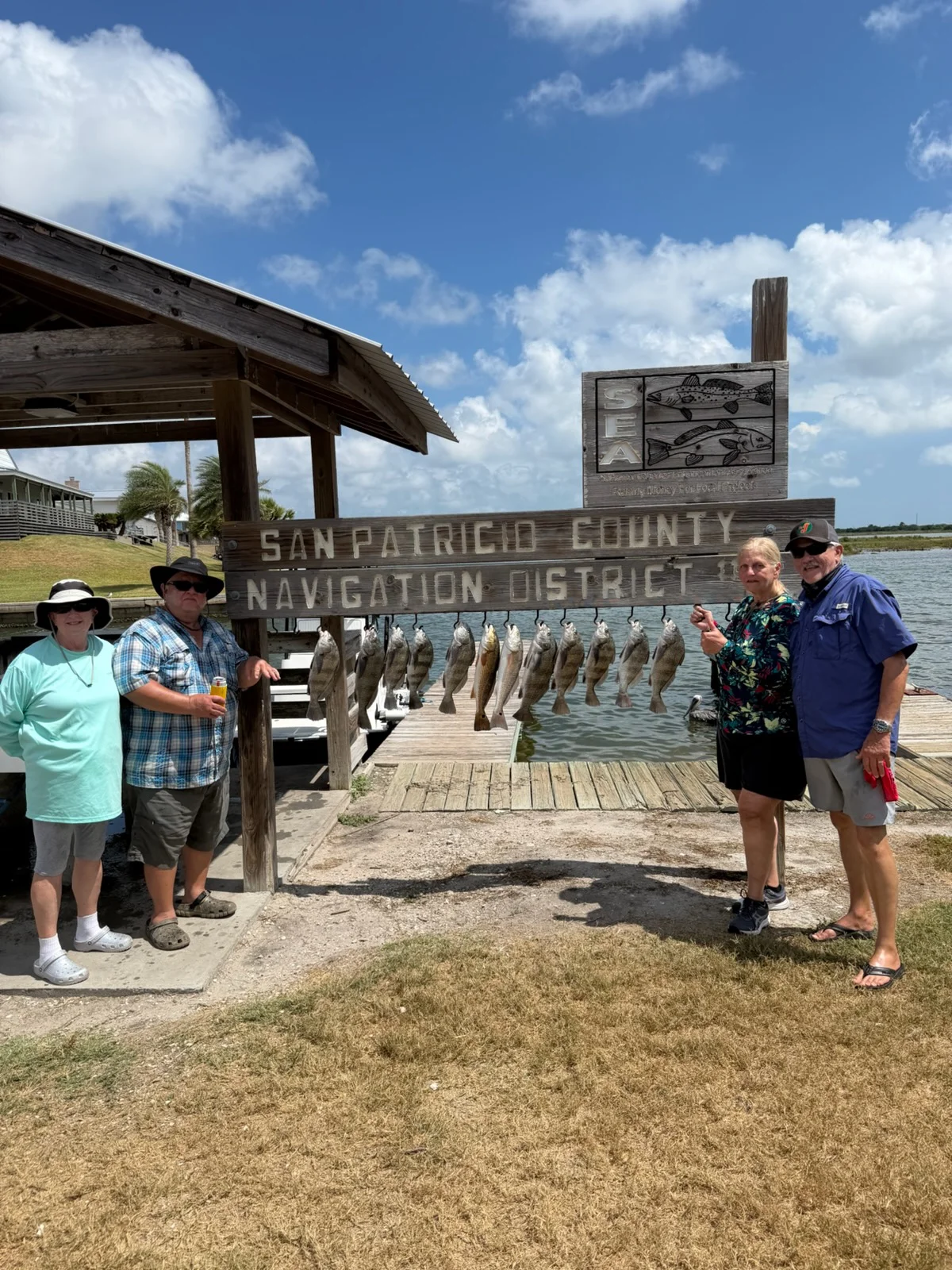 Fishing in Aransas Pass, Texas