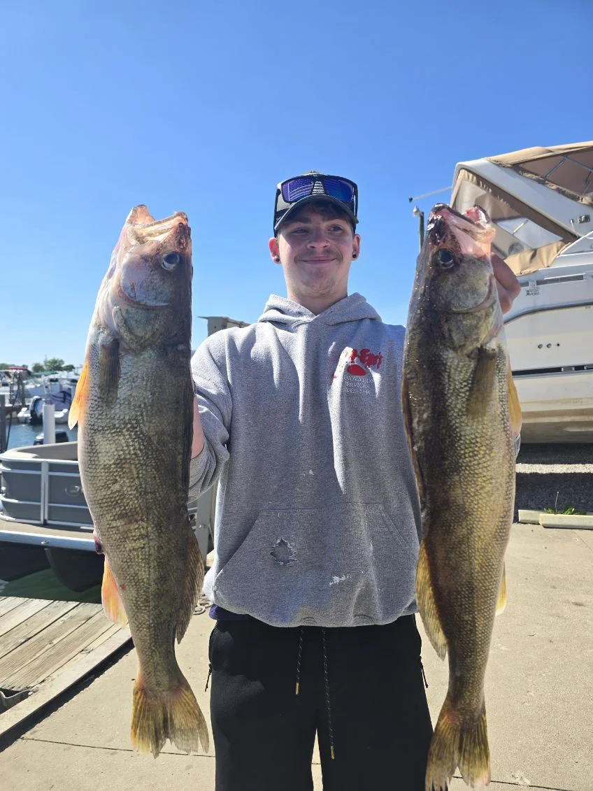 Fishing in Wyandotte, Michigan