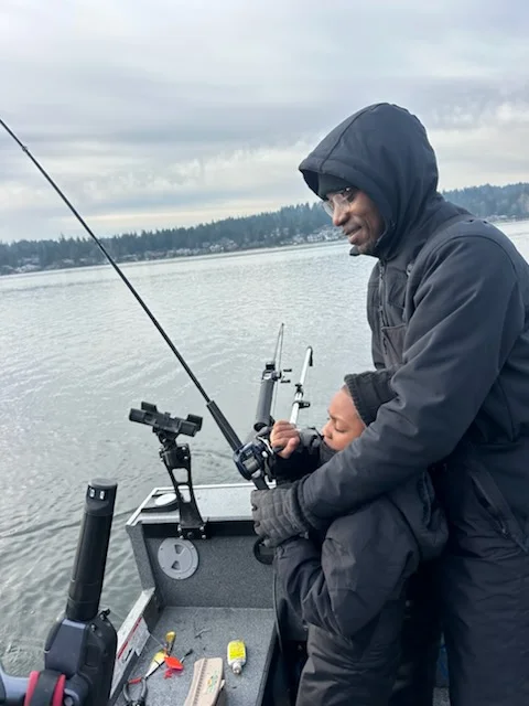 Fishing in Lake Stevens, Washington