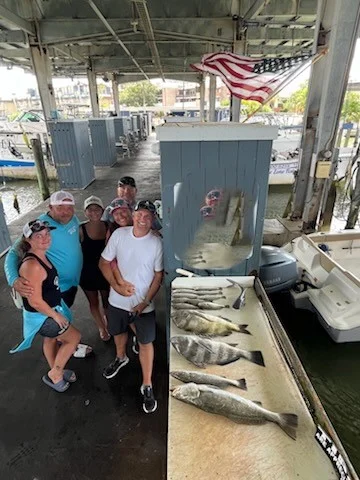 Fishing in Galveston, Texas