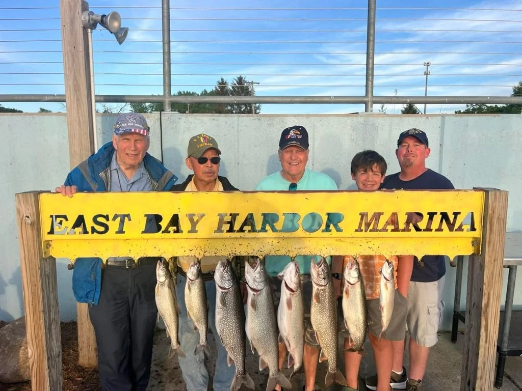 Fishing in Williamsburg, Michigan