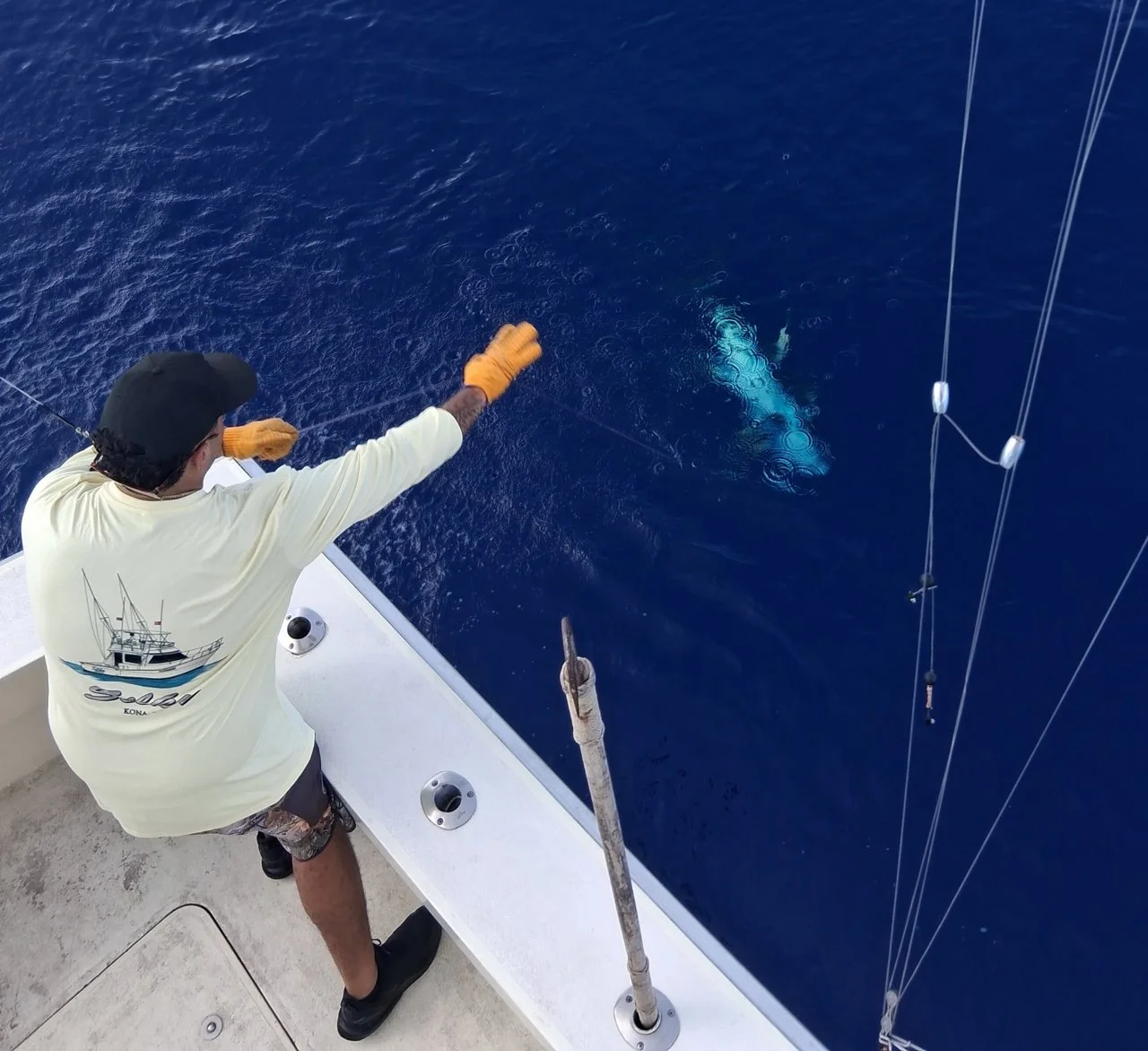Fishing in Kailua-Kona, Hawaii