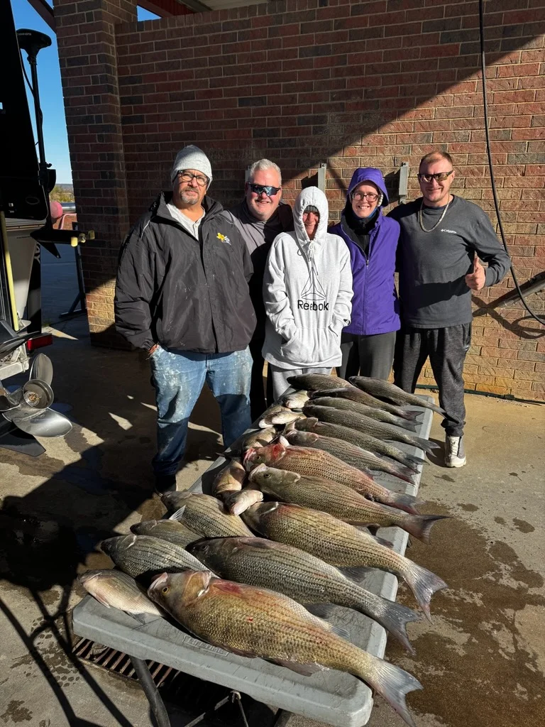 Fishing in Little Elm, Texas