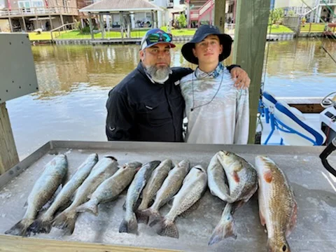 Speckled Trout / Spotted Seatrout fishing in Galveston, Texas