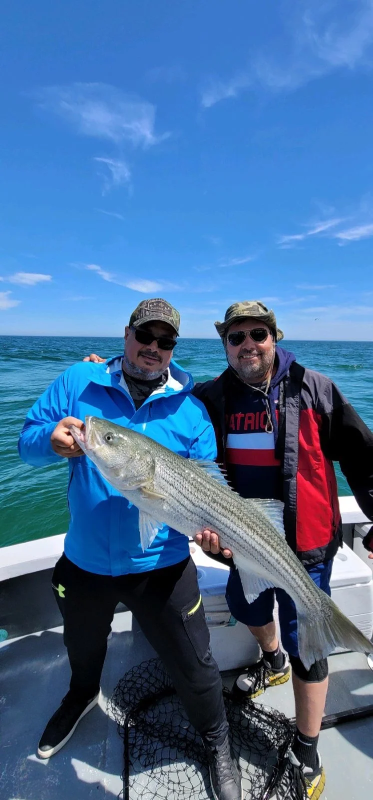 Striped Bass fishing in Barnstable, Massachusetts
