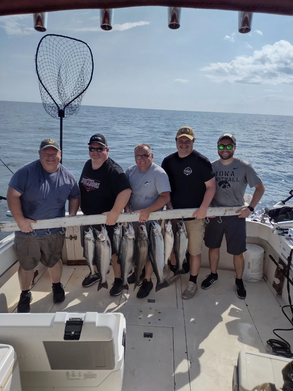 Coho Salmon fishing in Kenosha, Wisconsin