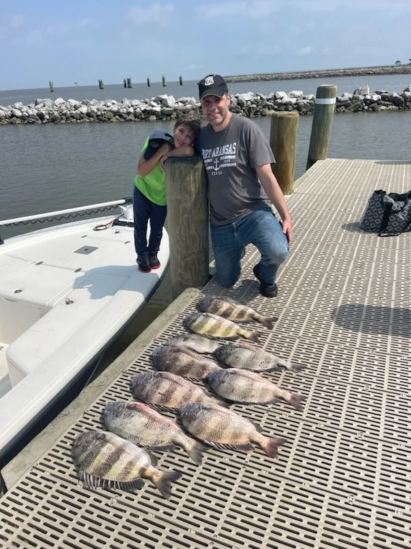 Mangrove Snapper, Sheepshead Fishing in Gulf Shores, Alabama