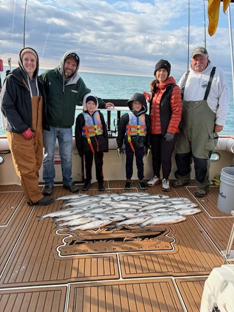 Fishing in Winthrop Harbor, Illinois