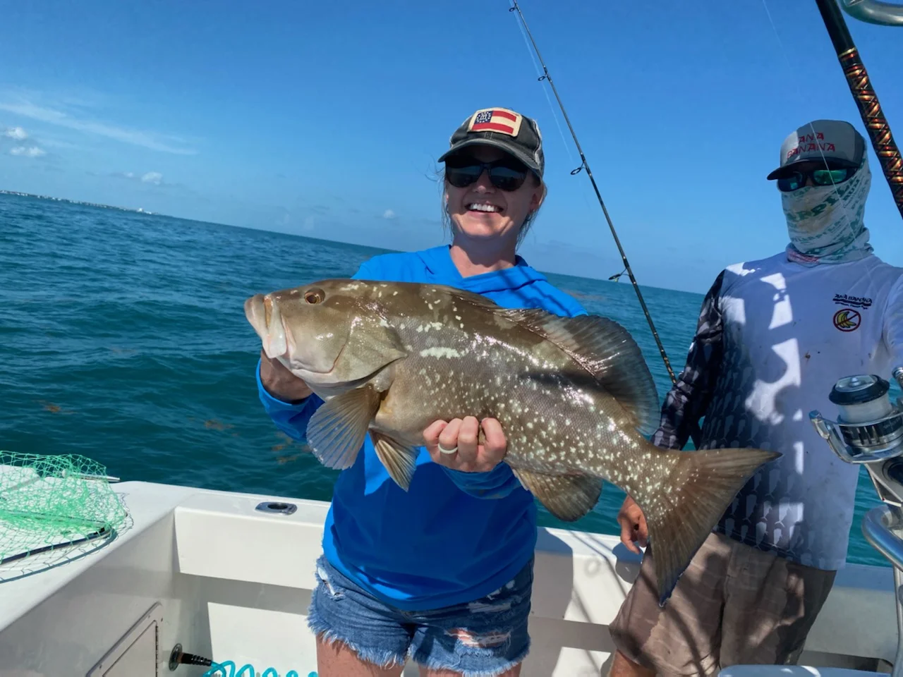 Cobia fishing in Marathon, Florida