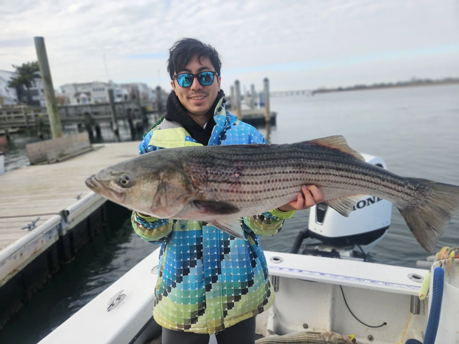 Fishing in Howard Beach, New York