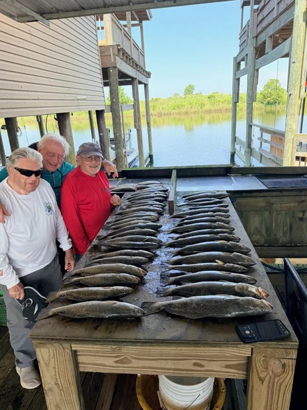 Fishing in Eden Isle, Louisiana