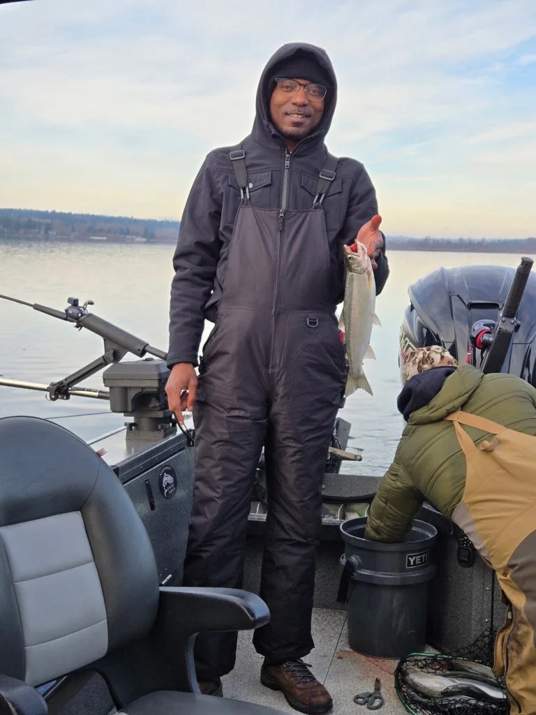 Fishing in Lake Stevens, Washington