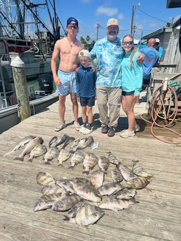 Fishing in Port O'Connor, Texas