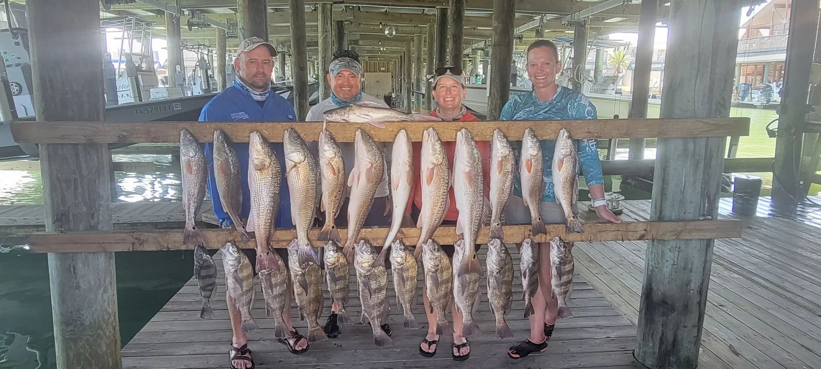 Black Drum, Redfish fishing in Port O'Connor, Texas